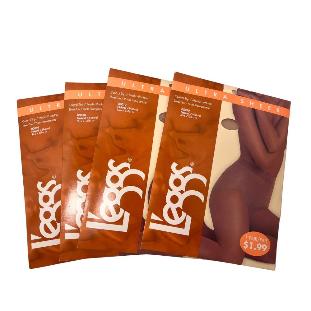 NWT L'eggs Ultra Sheer Vintage Natural Stockings Size Small